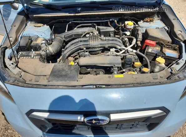 JF2GTACC7KH337725 2019 SUBARU CROSSTREK Blue Widok komory silnika