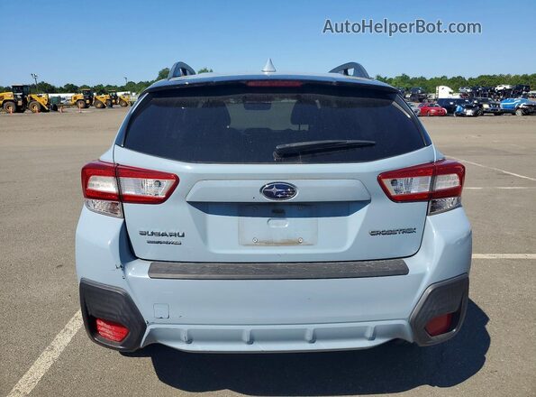 JF2GTACC8JH269031 2018 SUBARU CROSSTREK Blue Вид ззаду