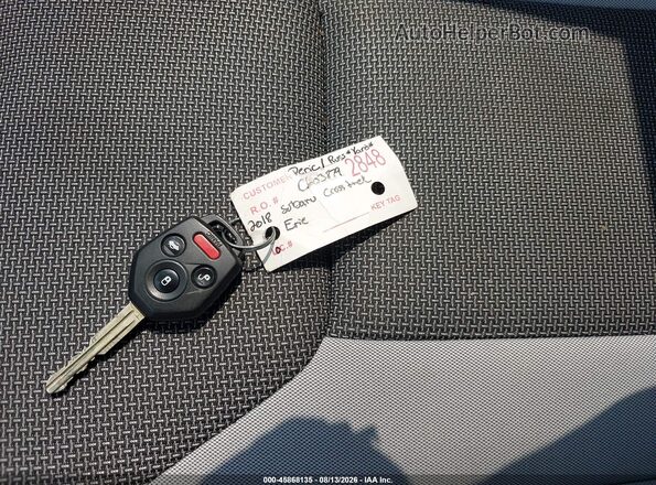 JF2GTACC9JH321329 2018 SUBARU CROSSTREK Orange Vista del salpicadero