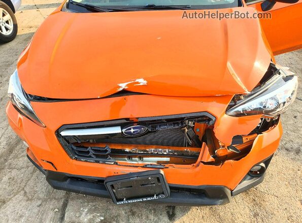 JF2GTACC9K8306489 2019 SUBARU CROSSTREK Orange უკანა სალონის ხედი