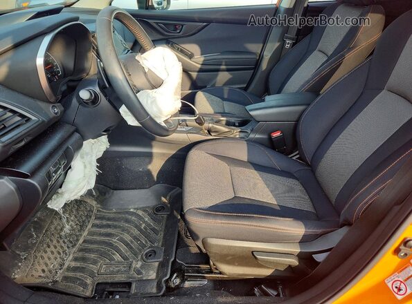 JF2GTACC9K8306489 2019 SUBARU CROSSTREK Orange წინა სალონის ხედი