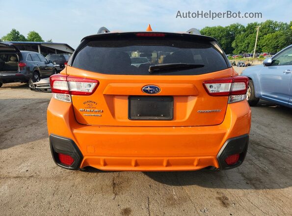 JF2GTACC9K8306489 2019 SUBARU CROSSTREK Orange უკანა ხედი