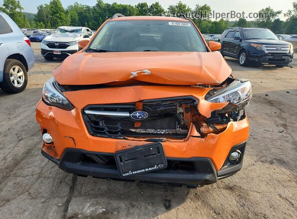 JF2GTACC9K8306489 2019 SUBARU CROSSTREK Orange წინა ხედი