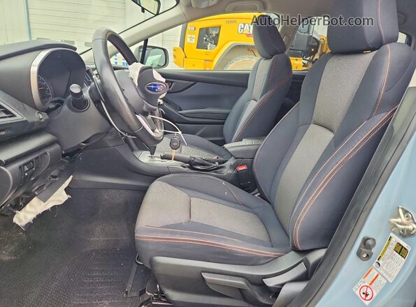JF2GTACC9KH215190 2019 SUBARU CROSSTREK Blue Widok wnętrza z przodu