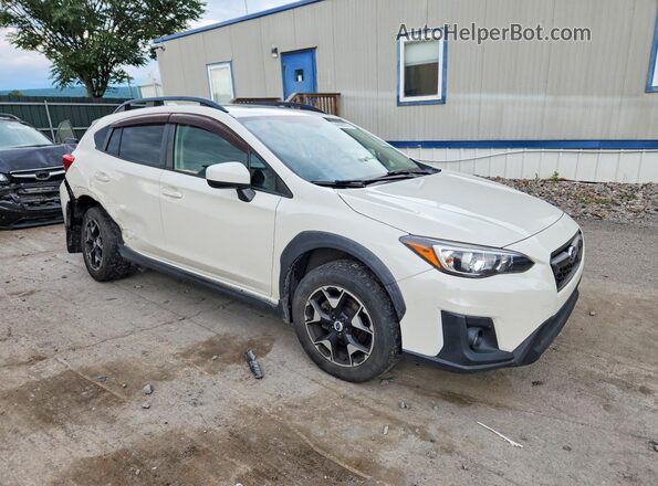 JF2GTADC0J8230643 2018 SUBARU CROSSTREK Белый Передняя правая четверть