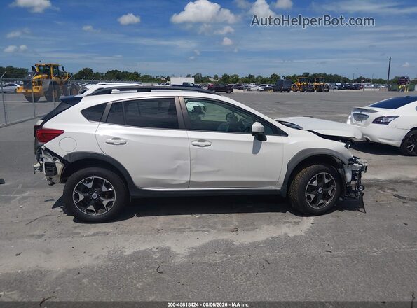 JF2GTADC0JH321489 2018 SUBARU CROSSTREK White Vista del cuadro de instrumentos