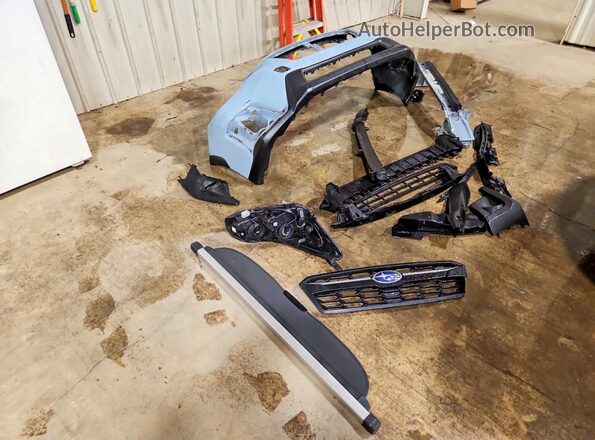 JF2GTADC0K8370905 2019 SUBARU CROSSTREK Blue Շարժիչի բաժամունքի տեսք