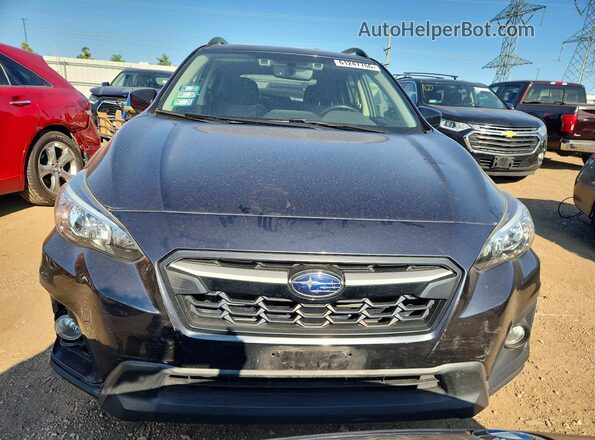 JF2GTADC1J8280502 2018 SUBARU CROSSTREK Black Front view