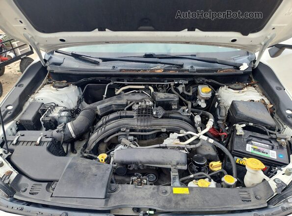 JF2GTADC1JH226973 2018 SUBARU CROSSTREK White Vista del compartimento del motor