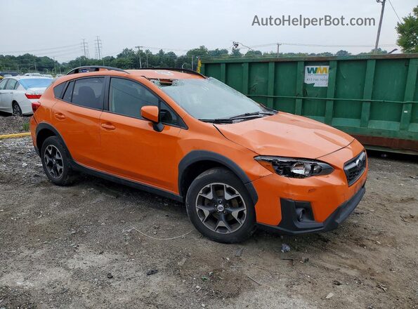 JF2GTADC3JH300927 2018 SUBARU CROSSTREK Orange Առջևի աջ