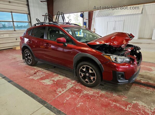 JF2GTADC4J8269705 2018 SUBARU CROSSTREK Бордовый Передняя правая четверть