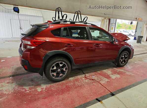 JF2GTADC4J8269705 2018 SUBARU CROSSTREK Бордовый Задняя правая четверть