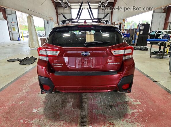 JF2GTADC4J8269705 2018 SUBARU CROSSTREK Бордовый Вид сзади