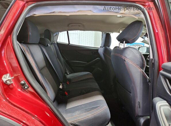 JF2GTADC4J8269705 2018 SUBARU CROSSTREK Бордовый Вид задней части салона