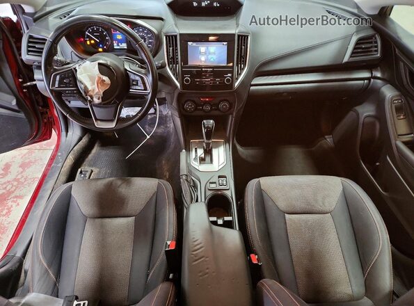 JF2GTADC4J8269705 2018 SUBARU CROSSTREK Бордовый Вид панели приборов