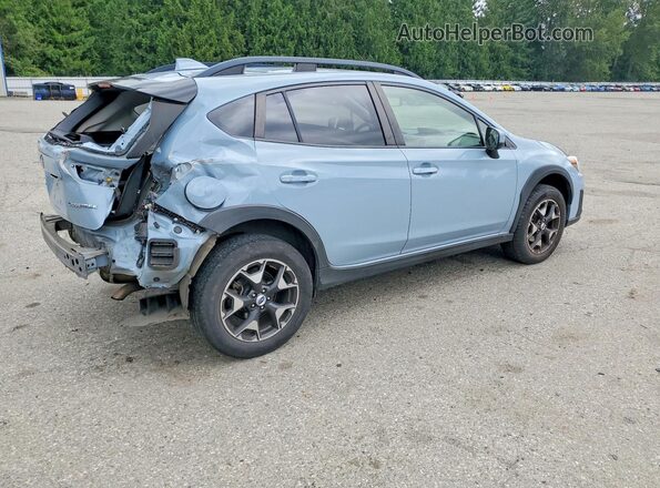 JF2GTADC4J8302542 2018 SUBARU CROSSTREK Синий Задняя правая четверть