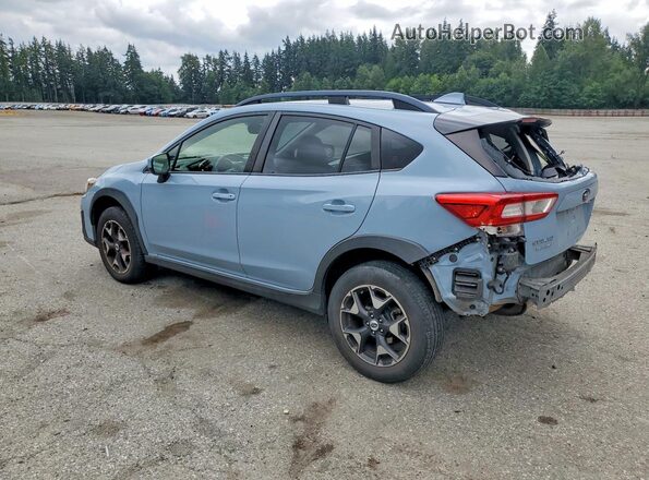 JF2GTADC4J8302542 2018 SUBARU CROSSTREK Синий Задняя левая четверть