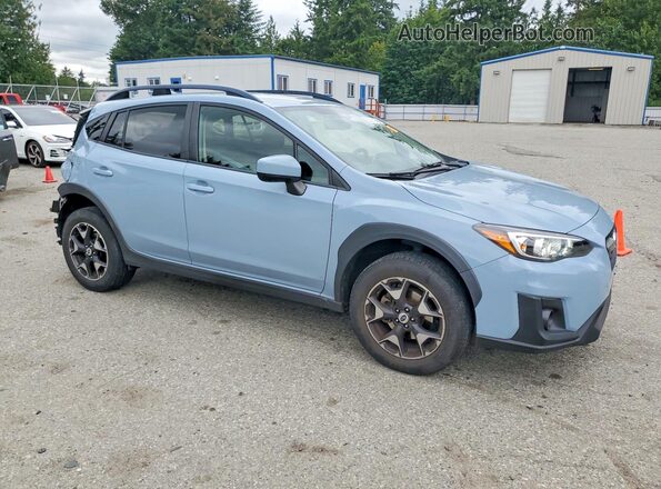 JF2GTADC4J8302542 2018 SUBARU CROSSTREK Синий Передняя правая четверть