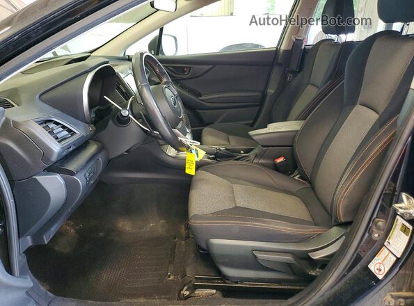 JF2GTADC5J8214616 2018 SUBARU CROSSTREK Черный Вид салона спереди