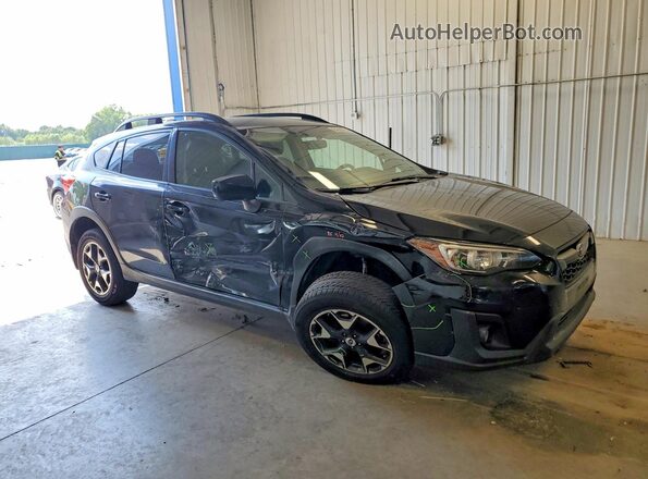 JF2GTADC5J8214616 2018 SUBARU CROSSTREK Черный Передняя правая четверть