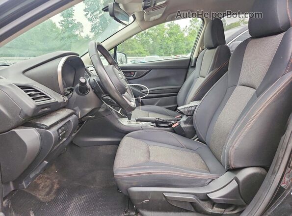JF2GTADC5JH266232 2018 SUBARU CROSSTREK Black Widok wnętrza z przodu