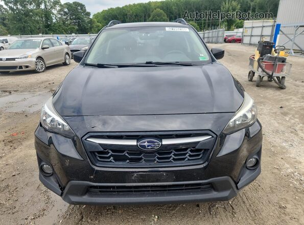 JF2GTADC5JH266232 2018 SUBARU CROSSTREK Black Widok naklejki z numerem VIN