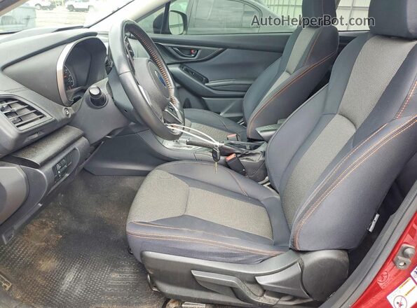 JF2GTADC5K8273294 2019 SUBARU CROSSTREK Красный Вид салона спереди