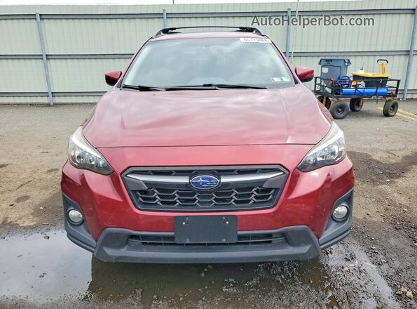 JF2GTADC5K8273294 2019 SUBARU CROSSTREK Красный Вид спереди