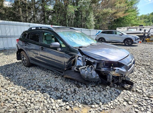 JF2GTADC5KH338869 2019 SUBARU CROSSTREK Gray Delantero derecho