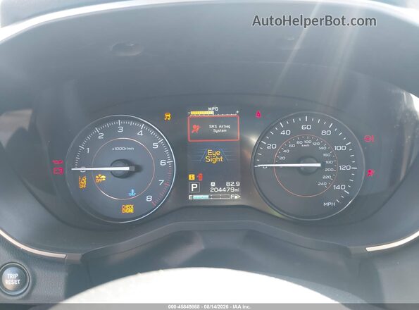 JF2GTADC7JH268208 2018 SUBARU CROSSTREK White Հետևի նստատեղերի տեսք