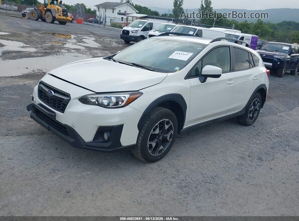 JF2GTADC8K8245344 2019 SUBARU CROSSTREK White Przód lewy