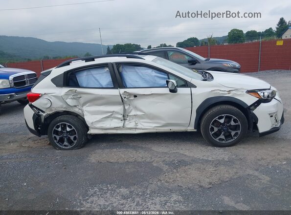 JF2GTADC8K8245344 2019 SUBARU CROSSTREK White Widok zestawu wskaźników