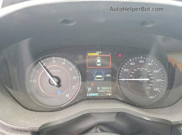 JF2GTADCXJ8209461 2018 SUBARU CROSSTREK Белый Вид щитка приборов