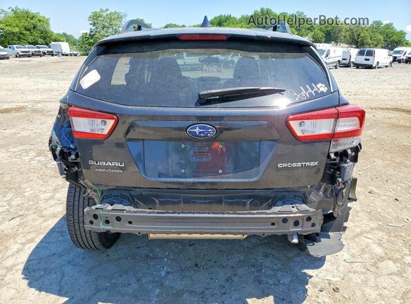JF2GTADCXK8341086 2019 SUBARU CROSSTREK Charcoal Вид ззаду