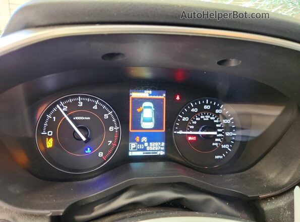 JF2GTAEC0L8209325 2020 SUBARU CROSSTREK Gray Սարքավորումների վահանակի տեսք
