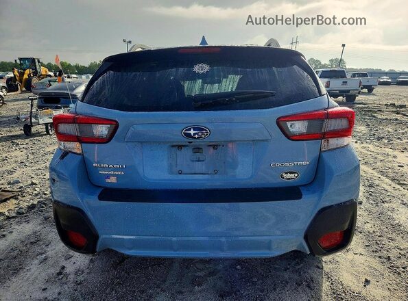 JF2GTAEC0L8265393 2020 SUBARU CROSSTREK Blue Rear view