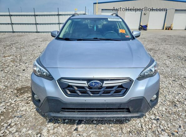 JF2GTAEC0M8261281 2021 SUBARU CROSSTREK Silver Vista frontal