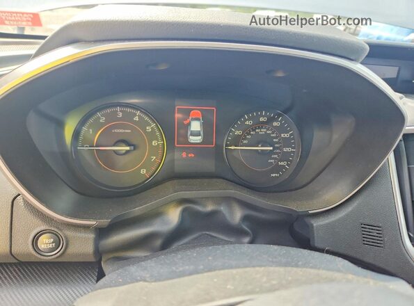 JF2GTAEC0M8261281 2021 SUBARU CROSSTREK Silver Vista del cuadro de instrumentos