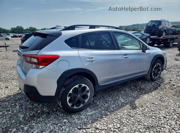 JF2GTAEC0M8261281 2021 SUBARU CROSSTREK Silver Trasero derecho