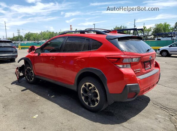 JF2GTAEC0M8335816 2021 SUBARU CROSSTREK Red Rear left