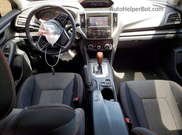 JF2GTAEC0M8335816 2021 SUBARU CROSSTREK Red Dashboard view