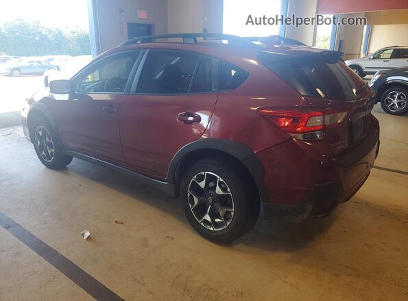 JF2GTAEC1KH383600 2019 SUBARU CROSSTREK Red Trasero izquierdo
