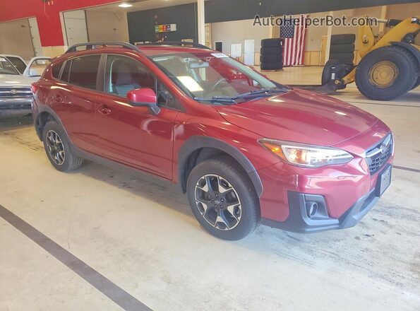 JF2GTAEC1KH383600 2019 SUBARU CROSSTREK Red Delantero derecho