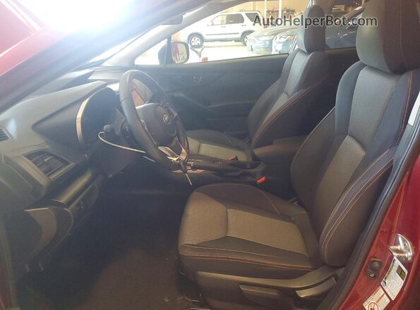 JF2GTAEC1KH383600 2019 SUBARU CROSSTREK Red Vista interior delantera