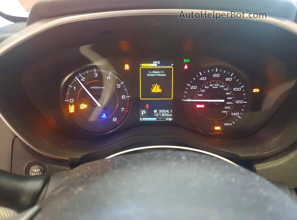 JF2GTAEC1KH383600 2019 SUBARU CROSSTREK Red Vista del cuadro de instrumentos