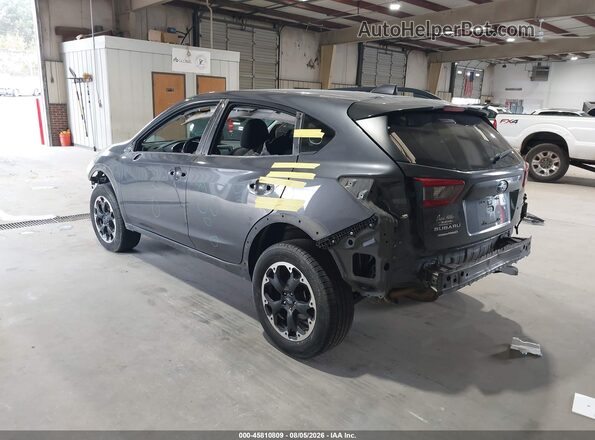 JF2GTAEC1M8335825 2021 SUBARU CROSSTREK Gray Trasero izquierdo