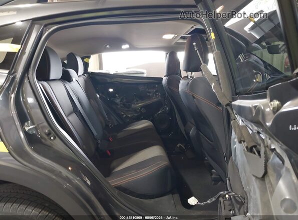 JF2GTAEC1M8335825 2021 SUBARU CROSSTREK Gray Vista de la etiqueta del VIN