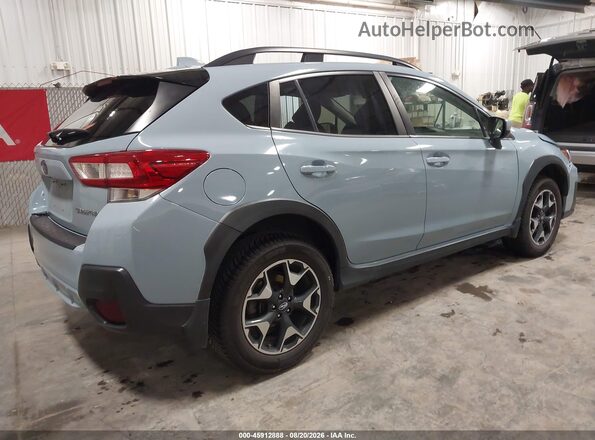 JF2GTAEC2K8240736 2019 SUBARU CROSSTREK Light Blue Задня права чверть