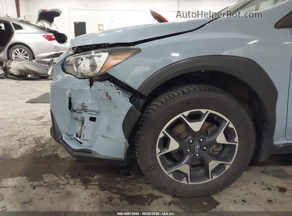 JF2GTAEC2K8240736 2019 SUBARU CROSSTREK Light Blue Вид спереду