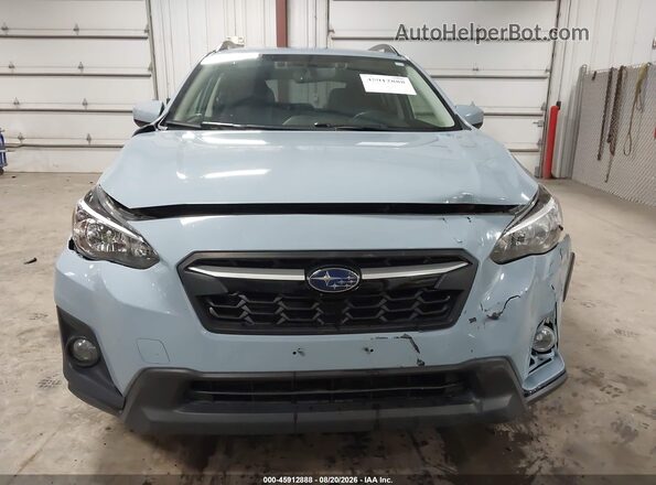 JF2GTAEC2K8240736 2019 SUBARU CROSSTREK Light Blue Вид щитка приладів